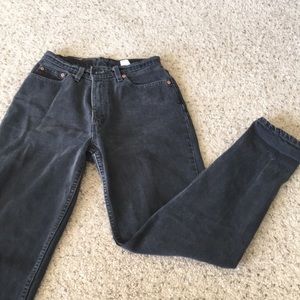 Levi black vintage denim
